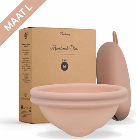 Bamboozy Menstruatiedisc Maat L Herbruikbare Menstruatie Disc Menstruatiedisk Disk Period Zero Waste Menstrueren