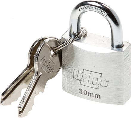 Hangslot Oxloc Alu 30mm