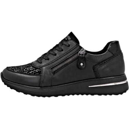 Minato-sneakers met veters en rits