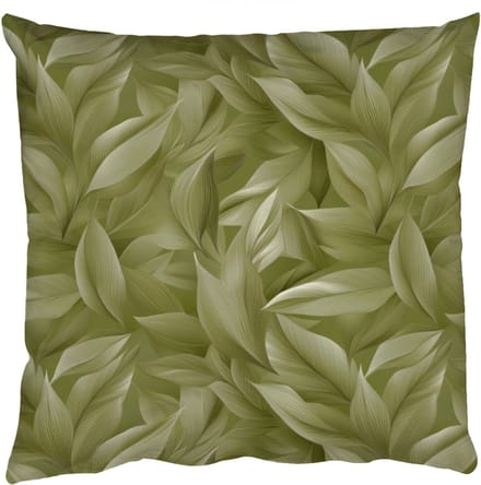 Sierkussens - Kussentjes Woonkamer - 50x50 cm - Bladeren - Modern - Groen