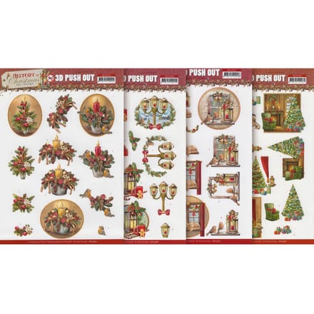 3D stansvel set "History of Christmas"