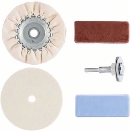 Bosch Accessories 2609256555 Hobby-polijstset, 5-delig, voor boormachines Diameter 85 mm 1 set(s)