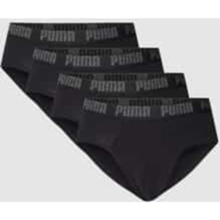 Slip met elastische logoband in een set van 4