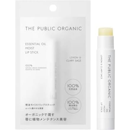 THE PUBLIC ORGANIC - Essential Oil Moist Lip Stick Lemon & Clary Sage