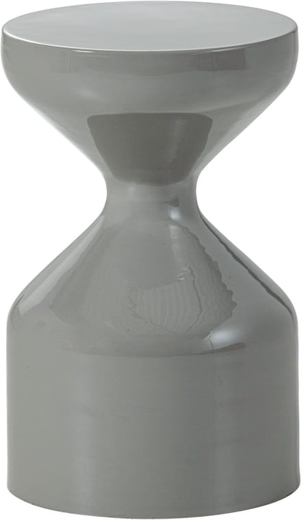 WOOOD Floyd Bijzettafel - Metaal - Lichtgrijs - 47x30x30