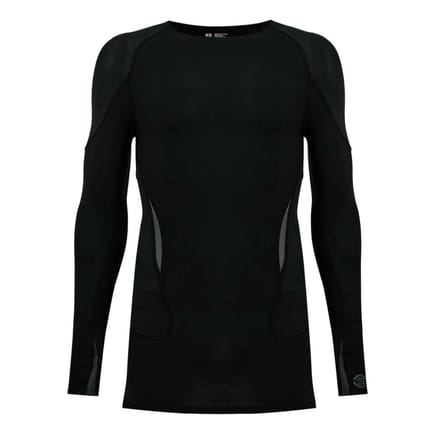 Skins Heren G400 Plain Performance-shirt met lange mouwen (Zwart/Grijs)