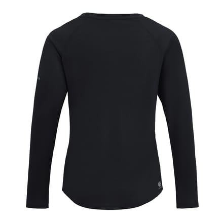 Dare 2B Dames Serenity Lange Mouwen T-shirt (Zwart)