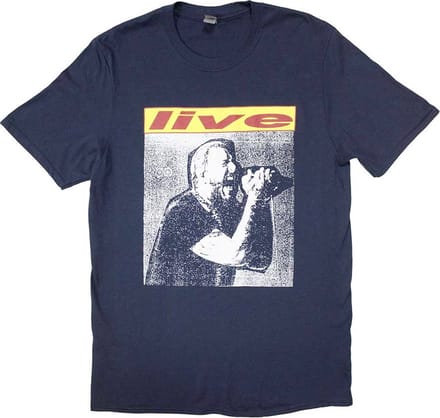 Post Malone - Live In Concert Heren T-shirt - M - Blauw