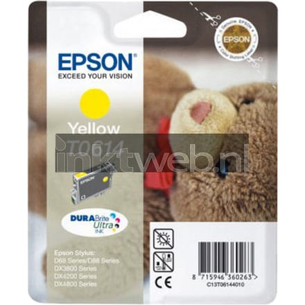 Epson T061 (C13T061440) Inktcartridge Geel