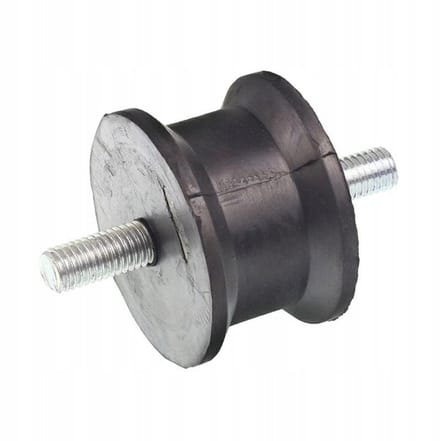 rubber buffer m10 55x35mm - demper - 2 bouten - trillingen demper - radiator
