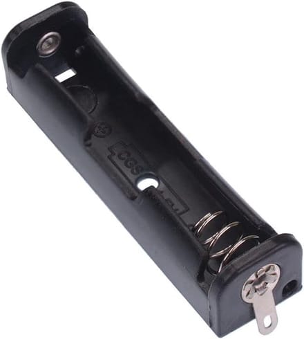 Batterij Houder - AAA Case - Elektronica Projecten - Soldeer Lug Terminals - 50x13x12mm - Zwart