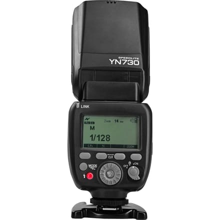 YONGNUO YN730 2.4G Draadloze camera Flash Master / Slave Speedlite GN60 HSS 1s Recycletijd met zwart