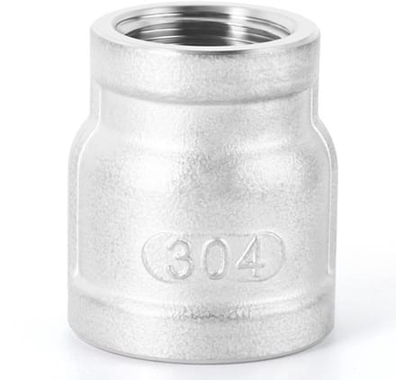 Dailygoody - 3/4" x 1/2" vrouwelijke reductiekoppeling - Roestvrij