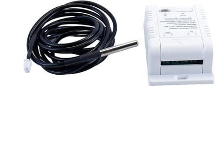 Slimme Temperatuursensor - WiFi Monitor - Energiebeheer - Waterdichte Sensor - 16A - Wit