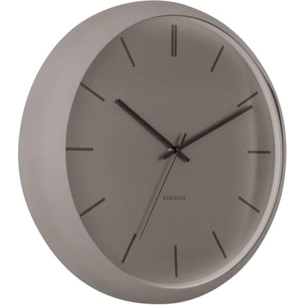 Karlsson Wandklok Nirvana Globe - Donker Grijs - Ø40cm - Wandklok Modern