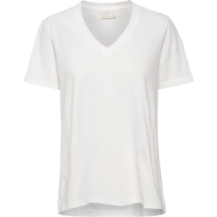 Dames-T-shirt met V-hals KAFFE Marin