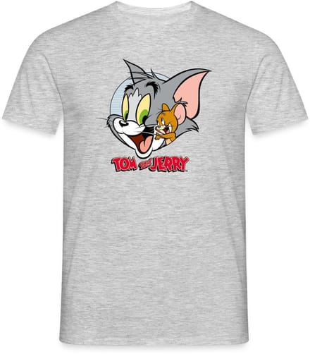Tom En Jerry Knuffelig T-Shirt Heren