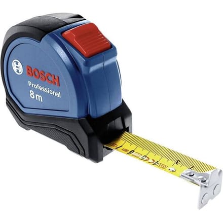 Bosch Professional Massband 8m Autolock 1.600.A01.V3S Rolmaat 8 m Nylon, Kunststof