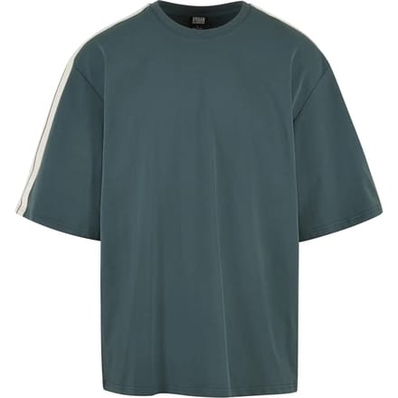 Urban Classics - Tennis Core Heren Tshirt - 3XL - Donkergroen