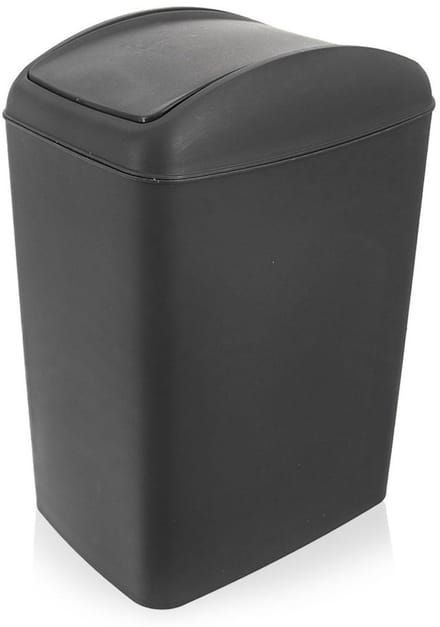 Prullenbak Plastic Grijs 20 l - Afvalmand - Afvalemmer
