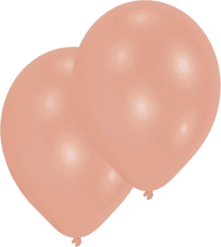 Amscan Ballonnen 27,5 Cm Rosegold 10 Stuks