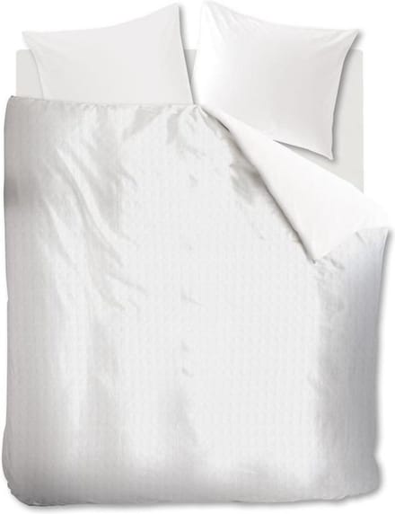 At Home Living Dekbedovertrek - Eenpersoons - 140x200/220 cm - White