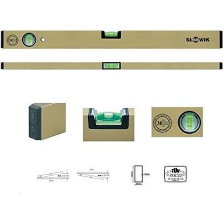 Gouden Waterpas Słowik Economic P01 30cm - 2 Libellen