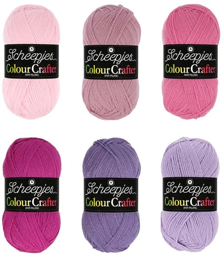 Scheepjes Colour Crafter colour pack Tulip Fields