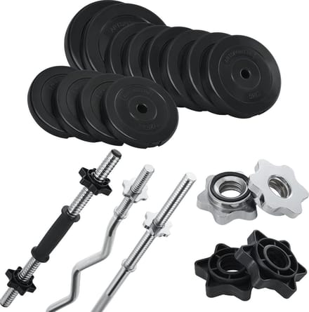 Halterset 3 in 1 / 60kg halterstang