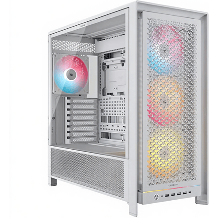 CORSAIR FRAME 5000D RS ARGB Midtowermodel ATX - Gehard Glas - Wit (4x RS140 ARGB fan)