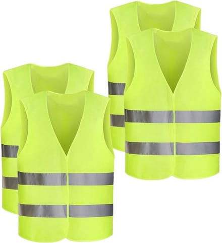 Dailygoody - Veiligheidsvest - Reflecterend vest - Wasbaar - Geel