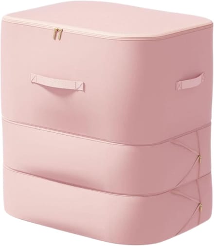 Opbergzak - Kledingopslag - Ruimte Besparen - Zelfcomprimerend - 52 x 42 x 56 cm - Roze