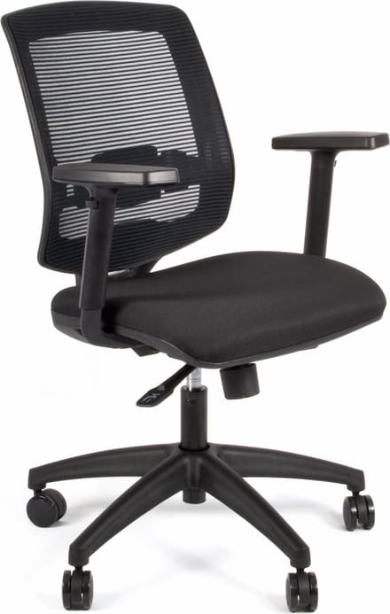 Linea bureaustoel - New Malice 01 - ergonomisch EN1335 - multi verstelbaar - max. draagvermogen 110kg - zwart