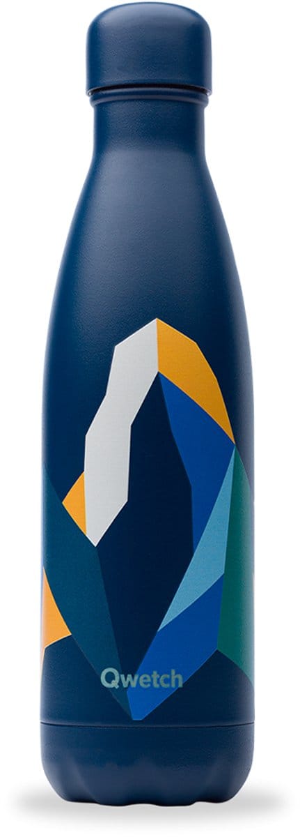 Qwetch - Isothermische fles - Originals Altitude Blauw- 500ml