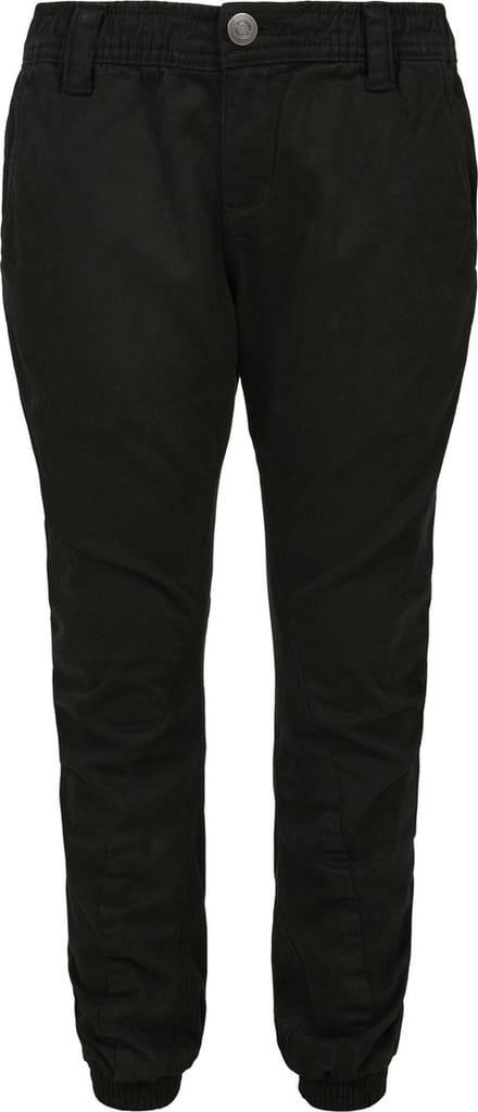 Kinderen - Jongens - Boys Stretch Jogging Pants zwart