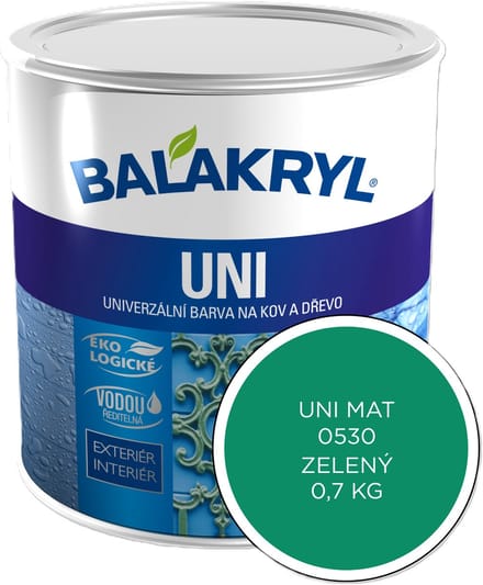 Balakryl UNI MAT 0,7kg, 0530 groen