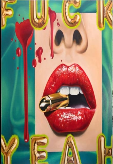Diamond Painting Lippen – 50x40 – Inclusief Canvas & Steentjes