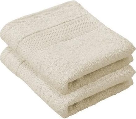 De Witte Lietaer Badhanddoek Stephanie 140 Cm Katoen Egret 2 St