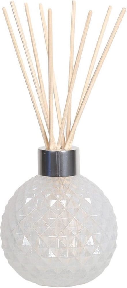 Geurstokjes - Woodbridge - Diffuser - Lege glazen Geur verspreider met 50 rotan stokjes set - Wit