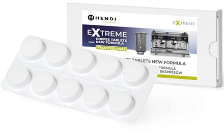 Professioneel reinigingsmiddel voor Extreme Koffietabletten 10 tabletten Hendi 976654