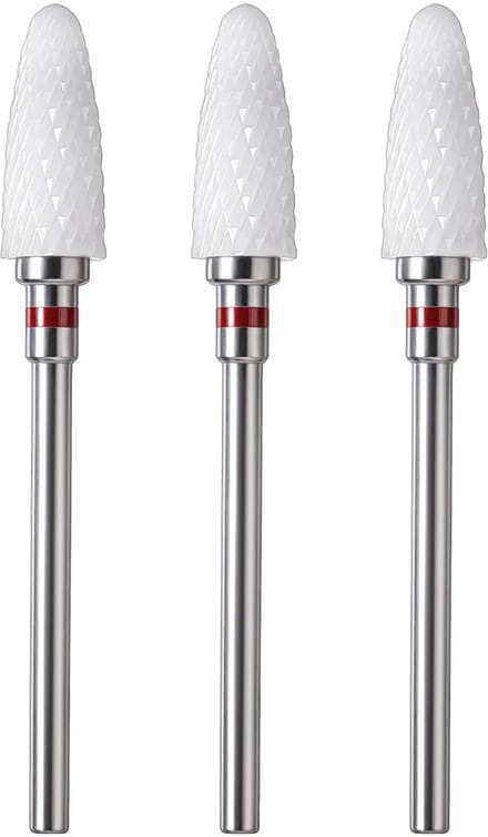 Dailygoods- Nagelboren Professionele Set - 3 Stuks Hardmetalen Boren