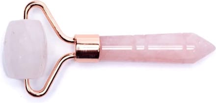 Acupressuur massage roller Rozenkwarts
