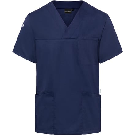 Karlowsky Heren Essential Werk tuniek met korte mouwen (Marine)