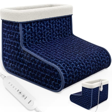 MONZANA Voetenwarmer - Elektrisch 4 Temperatuurstanden Timer - Blauw