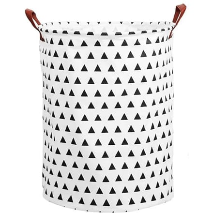 Wasmand Katoen Linnen 40x40x50cm Wasmand Opbergmand Waterdichte Voering Bak