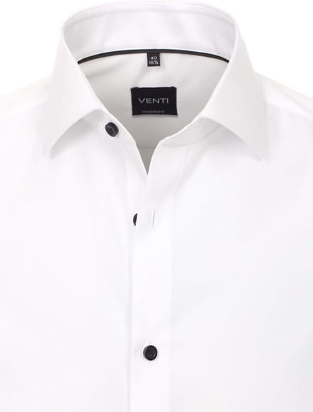 Venti Overhemd Met Manchet Modern Fit 001980-001 Wit - M