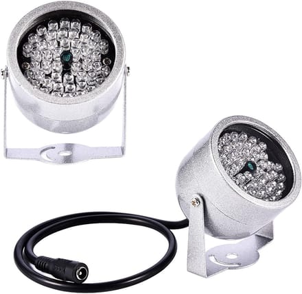 Nachtzicht Verlichting - IR Lamp - Beveiliging Camera - 48 LEDs - 5-20 Meter - Zwart