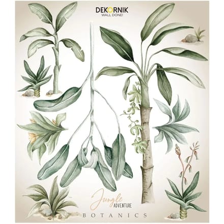 Stickers voor baby's Dekornik Jungle Botanics Plants Template
