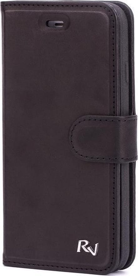 Rico Vitello Leren Book Case Geschikt voor Samsung Galaxy S6 edge Zwart (2)