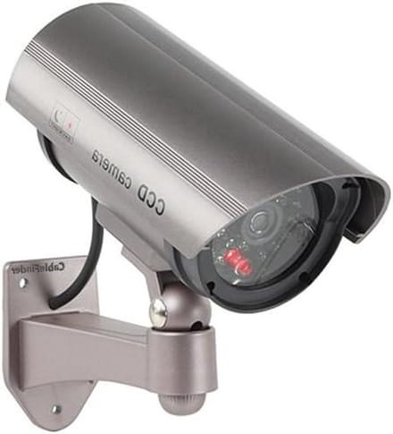 Valse Beveiligingscamera - Nabootsing Camera - Wering Indringers - Knipperende LED - 17 cm Lengte - Zwart